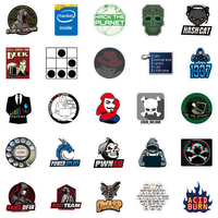 50 autocollants de programmation geek, hacker, développement, langage JAVA, pour ordinateur portable, bouteille d'eau, bagages, skateboard, imperméables, bricolage