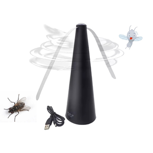 Ventilateur de table portable à pales souples pour éloigner les mouches, guêpes, abeilles et insectes – Ventilateur silencieux pour la maison, les restaurants et les fêtes - Product Image 1