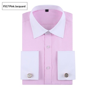 Chemise décontractée pour <span class=keywords><strong>homme</strong></span> à col rabattu et manches longues, en coton, anti-humidité, pour <span class=keywords><strong>mariage</strong></span> et affaires, avec logo personnalisé FS, idéale pour le printemps et les exportations. - Product Image 6