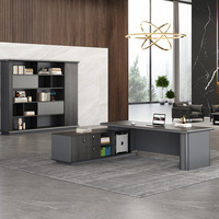 Mobilier de bureau industriel modulaire delux bureau exécutif présidentiel table de bureau de patron bureau multi-bureau bon marché
