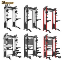 Système de poulies en acier à double poids, station multifonction, bras Tornado, rack de musculation conçu pour usage commercial, respectueux de l'environnement