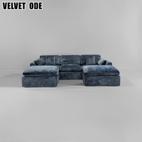 Neu eingetroffen: Cloud-Sofa, vakuumkomprimiertes Schlafsofa, modulares Sofa-Set, Samt-Sofa-Set, moderne Luxusmöbel für das Wohnzimmer