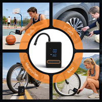 Mini compresseur d'air électrique portable multifonction sans fil pour gonflage de pneus de voiture