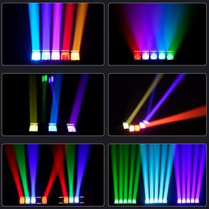 ไฟหัวเคลื่อนที่ SHEHDS 5*60W RGBW Beam Moving Head Light DMX512 RDM ควบคุมพิกเซล ซูม เมทริกซ์ LED สำหรับไนท์คลับ คอนเสิร์ต ดีเจ - Product Image 2