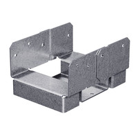 Connecteur de construction en bois de vente chaude de haute qualité Base de poteau réglable disponible pour différentes tailles de bois double