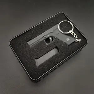 Мини-пистолет Модель Glock 17 1:3 пистолет игрушечные пистолеты Glock пистолет Glock Тактический корпус извлечение игрушечный пистолет брелок
