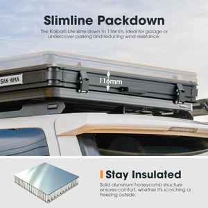 Tentes de toit de voiture automatiques légères à montage rapide SAN HIMA en aluminium pour le <span class=keywords><strong>camping</strong></span> 4x4 et les voyages tout-terrain - Product Image 2