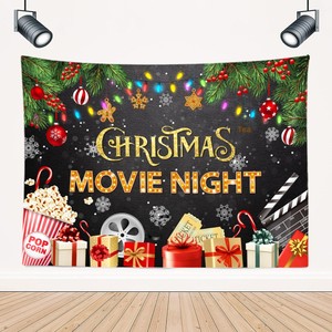 <span class=keywords><strong>Tapisserie</strong></span> murale de Noël, toile de fond scénique avec Père Noël, sapin et <span class=keywords><strong>neige</strong></span>, pour chambre et salon - Product Image 1