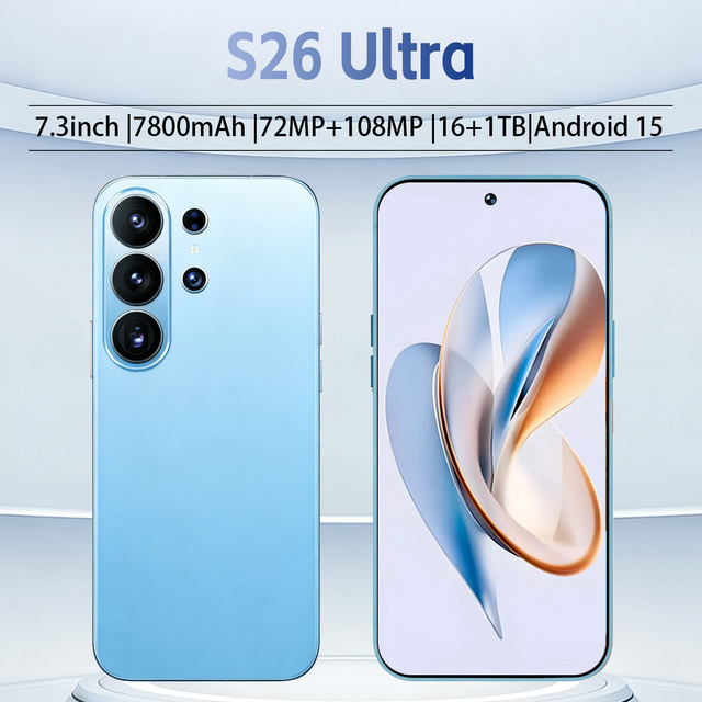 S26 Ultra All-in-one Smart Mobile Phone 10 Core Processor 108MP Camera Big Storage Long Battery Life Global 5G Support Dual SIM