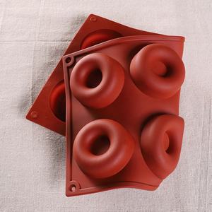 Fabrika kaynağı 8 kavite kek pişirme kalıp gıda sınıfı silikon çörek kalıp - Product Image 3