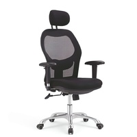 Chaise de bureau moderne ergonomique en maille, confortable, avec réglage en hauteur, chaise de direction en tissu