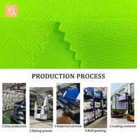 Tissu de sport en maille respirante à trous microscopiques en polyester tricoté à séchage rapide