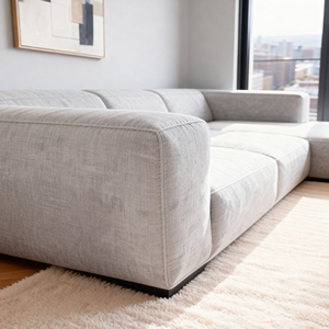 कसिंग कस्टम न्यूमलिस्ट विला असलवाला कपड़े कोने सोफे बिस्तर सेट स्पंज अनुकूल एल-आकार परिवर्तनीय - Product Image 5