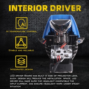 Auto Light Factory K6 Bi <b>Led</b> <b>Projector</b> Lens Headlight 65w 5500k High Power Super Bright Automotive <b>LED</b> Headlight Conversion Kits - Product Image 4