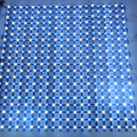 Écran LED en maille haute luminosité, étanche, ultra haute visibilité, pour publicité extérieure en magasin, rideau vidéo, affichage d'ascenseur