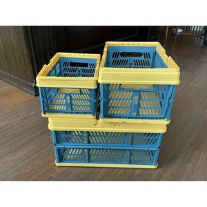 Plastic <b>Storage</b> Bin Rectangle <b>Stackable</b> Portable Food <b>Container</b> With Handle For Neatening <b>Storage</b> - Product Image 1