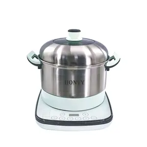 Factory Supply Cheap Household Cookware Food Grade 316 Stainless Steel electric stockpot Electric Steam Cooker