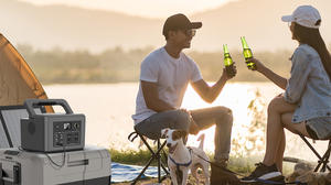 600W 500Wh 135200mAh 휴대용 캠핑 외부 리튬 배터리 팩 휴대용 발전소 순수 사인파 발전기 - Product Image 4