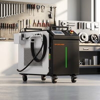 Nouvelle version améliorée de la machine à éliminer la peinture au laser pulsé de 1000 W pour le nettoyage industriel intensif, élimination de la rouille et de l'oxyde, au meilleur prix