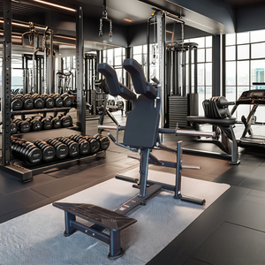 QLK High Quality Commercial Gym Deep Quat Machine Indoor Steel <b>Exercise</b> Fitness Equipment Customized Color Logo for <b>Leg</b> Back L80 - Product Image 5
