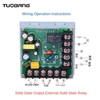 TS700 30A LCD Screen Time Thermometer Special Temperature Controller for Hot Stamping Machine Temperature Instrument