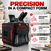 Machine de soudage laser pour bijoux 60W pour la réparation d'anneaux, de chaînes et de bracelets en or et en argent