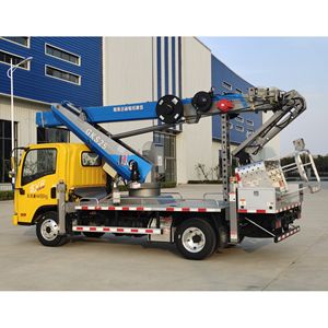 Camion de travail en hauteur JIUHE, véhicule de travail aérien de 21 m, nacelle télescopique, camion à nacelle, camion élévateur aérien - Product Image 3