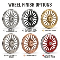 Roues de train miniature en acier inoxydable usinées avec précision par CNC |   Jeu de roues ferroviaires personnalisées pour jouets et machines |   Service OEM ODM