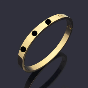 กำไล<span class=keywords><strong>ข้อ</strong></span><span class=keywords><strong>มือ</strong></span>สแตนเลสสตีลแบรนด์ดัง ประดับเพชร CZ สำหรับผู้หญิงและ<span class=keywords><strong>ผู้ชาย</strong></span> ดีไซน์เก๋ทันสมัย - Product Image 2