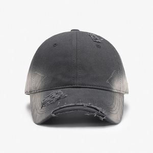 Gorra de Béisbol Personalizada de Algodón Lavado con Bordado 3D, Estilo Streetwear, Diseño Desgastado, 6 Paneles - Product Image 3