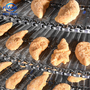 สายพานลำเลียงลวดตาข่ายสแตนเลสสำหรับเคลือบเนื้อไก่ ช็อกโกแลต พิซซ่า - Product Image 6