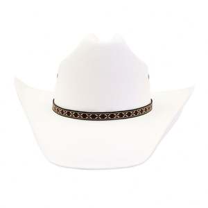 Sombrero de Vaquera Beige N39 Hecho a Mano con Paja de Papel y Decoración para Vacaciones y Uso al Aire Libre - Product Image 1