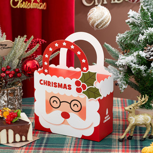 Phim hoạt hình giáng sinh bông tuyết dập khung ảnh PINGAN trái cây kẹo sô cô la thư mục ngăn kéo tay trống giấy tráng có thể tái chế - Product Image 6