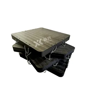 Les tapis durables de grue flotte des protections de tangon/protections antidérapage de tangon de grue d'UHMWPE