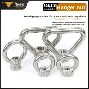 Écrou à œil métrique en acier inoxydable 304 316, boulon triangulaire à pied haut, style japonais, norme nationale - Product Image 4