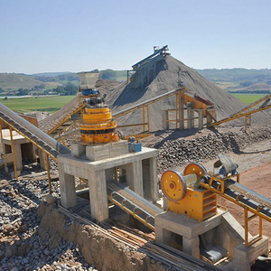 Usine de concassage de pierres de granit et de basalte 200-300 TPH, concasseur à mâchoires et à percussion, ligne de production d'agrégats - Product Image 2