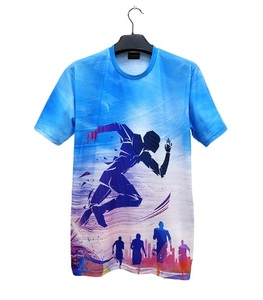 Camiseta personalizada de impresión por sublimación personalizada unisex de fabricantes de ropa - Product Image 5