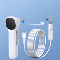 Otoscope intelligent haute définition portable pour usage domestique, appareil d'inspection visuelle pratique pour les oreilles
