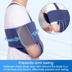Penyangga Lengan Khusus Merk Ternama, Nyaman, Penopang Bahu Lembut untuk Pemulihan Cedera Rotator Cuff dan Patah Tulang - Product Image 2