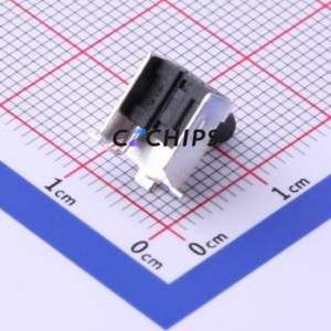 TS-1034-A12B3-D2 Tactile Switch SMD Switch Single Pole Single Throw Round Button 2.5N Horizontal Mount - Product Image 2