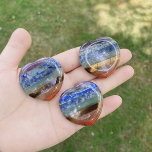 7 chakra orgone pyramide cristaux pierre naturelle oeuf 7 chakra énergie pendentif, vente en gros, <span class=keywords><strong>2022</strong></span> - Product Image 4