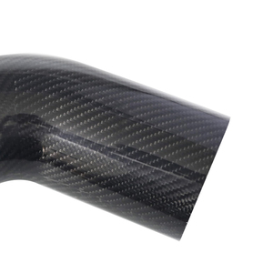 Chất lượng cao 45 độ ống sợi carbon uốn cong khuỷu tay ống T300 12 K Twill thực sợi carbon uốn cong ống - Product Image 4