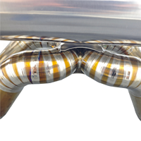 Système d'échappement arrière à soupapes en titane pour Ferrari F430 Scuderia 16M 4.3L 2009-2015, silencieux sport de course