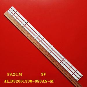 Barra de Luz LED para Retroiluminación de TV LCD JL.D32061330-083AS-M, Placa de Aluminio, 3 Tiras, 6 Luces, 3V - Product Image 4
