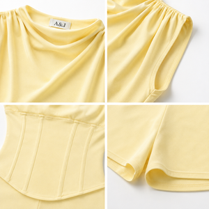 A&J Logotipo Personalizado Fabricante OEM ODM Venta al por Mayor Marca Privada 200G Corsé con Hombreras Bodycon Romper para Mujer OEKO-TEX GRS Personalizado - Product Image 2