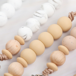 Clip de sucette de dentition en perles de silicone en bois <span class=keywords><strong>personnalisable</strong></span> - Product Image 3