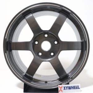 Xywheel สำหรับล้อแม็ก6061-T6 10000ตันสีเทาปืนออกแบบ <span class=keywords><strong>TE37</strong></span>ล้อขอบ<span class=keywords><strong>18</strong></span> 19 20 21นิ้ว5*112 66.6 Benz E CLS คลาส - Product Image 2