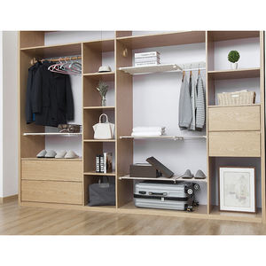 Tringle de Douche Blanche Simple et Moderne en Plastique PP, Longueur Réglable 74-135cm, Installation Sans Perçage, Idéale pour Chambre à Coucher - Product Image 3