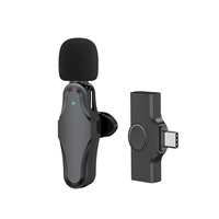 Microphone Lavalier sans Fil 3-en-1 Double pour Appareil Photo, Interviews et Diffusion en Direct