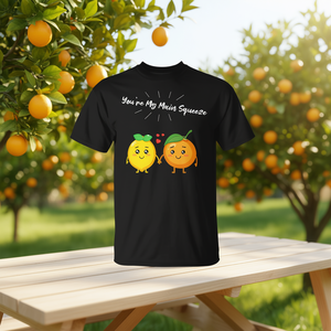 T-shirt You're My Main Squeeze Orange Lemon pour les végétariens et les végétaliens - Product Image 3
